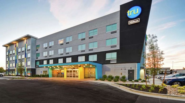 Tru by Hilton Salt Lake City Airport Exterior. Images powered by <a href="https://iceportal.shijigroup.com" target="_blank" rel="noopener">Ice Portal</a>.