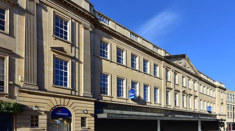 Travelodge Bath City Centre Exterior. Images powered by <a href="https://iceportal.shijigroup.com" target="_blank" rel="noopener">Ice Portal</a>.