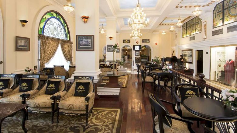 <b>Hotel Majestic Saigon Lobby</b>. Images powered by <a href=https://www.travelagewest.com/Hotels/Ho-Chi-Minh-City-Vietnam/