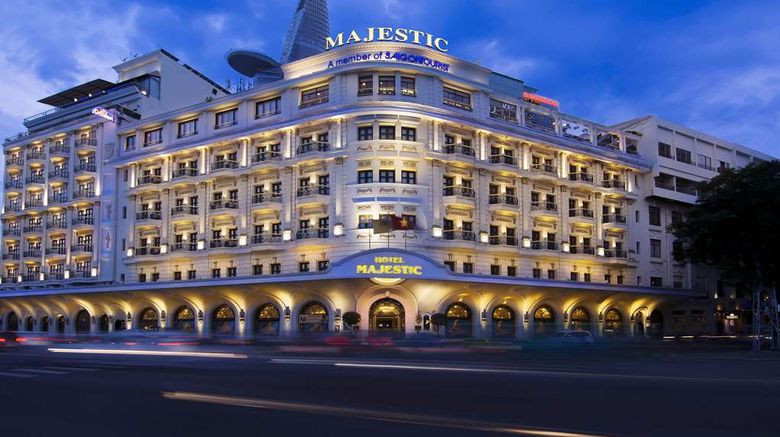 <b>Hotel Majestic Saigon Exterior</b>. Images powered by <a href=https://www.travelagewest.com/Hotels/Ho-Chi-Minh-City-Vietnam/