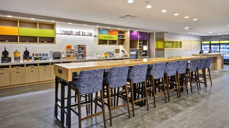 <b>Home2 Suites by Hilton Plano Richardson Restaurant</b>. Images powered by <a href="https://iceportal.shijigroup.com/" title="IcePortal" target="_blank">IcePortal</a>.