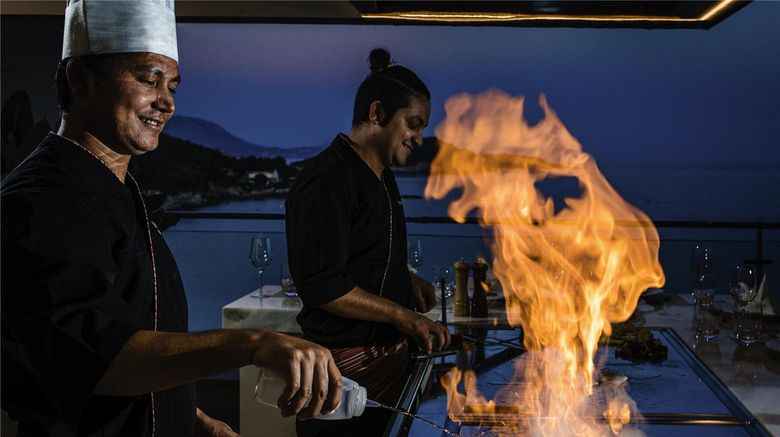 <b>Rixos Premium Dubrovnik Restaurant</b>. Images powered by <a href="https://iceportal.shijigroup.com/" title="IcePortal" target="_blank">IcePortal</a>.