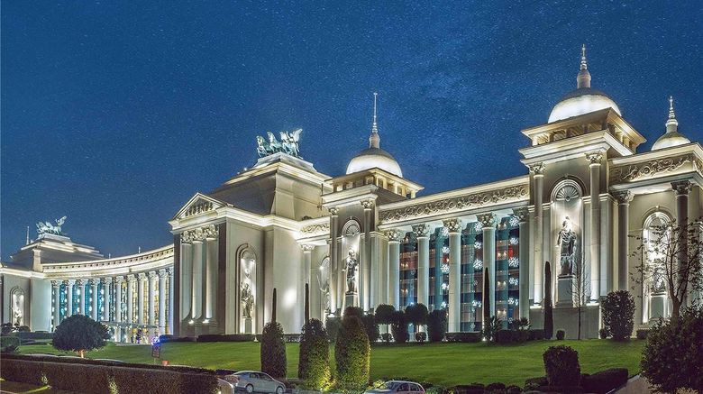 The Land of Legends Kingdom Hotel Exterior. Images powered by <a href="https://iceportal.shijigroup.com" target="_blank" rel="noopener">Ice Portal</a>.