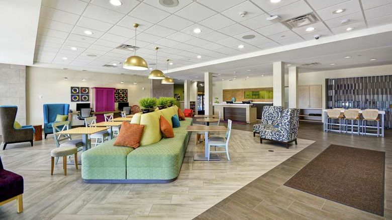 <b>Home2 Suites by Hilton Stow Akron Lobby</b>. Images powered by <a href="https://iceportal.shijigroup.com/" title="IcePortal" target="_blank">IcePortal</a>.