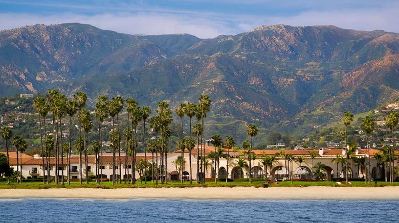 Hilton Santa Barbara Beachfront Resort Exterior. Images powered by <a href="https://iceportal.shijigroup.com" target="_blank" rel="noopener">Ice Portal</a>.