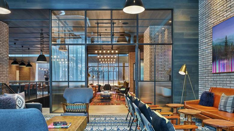 <b>Canopy by Hilton Portland Pearl District Lobby</b>. Images powered by <a href="https://iceportal.shijigroup.com/" title="IcePortal" target="_blank">IcePortal</a>.