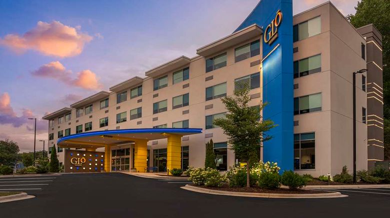 <b>GLo Best Western Asheville Tunnel Road Exterior</b>. Images powered by <a href="https://iceportal.shijigroup.com/" title="IcePortal" target="_blank">IcePortal</a>.