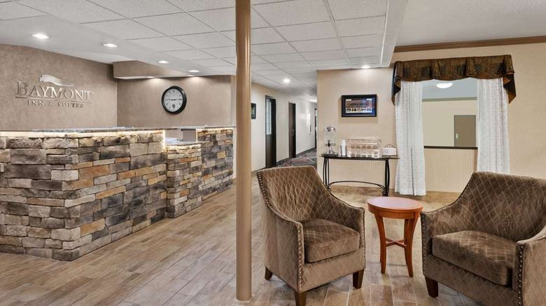 Baymont Inn  and  Stes Belleville Airport Lobby. Images powered by <a href="https://iceportal.shijigroup.com" target="_blank" rel="noopener">Ice Portal</a>.