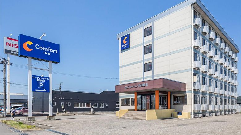 Comfort Inn Niigata Kameda Exterior. Images powered by <a href="https://iceportal.shijigroup.com" target="_blank" rel="noopener">Ice Portal</a>.
