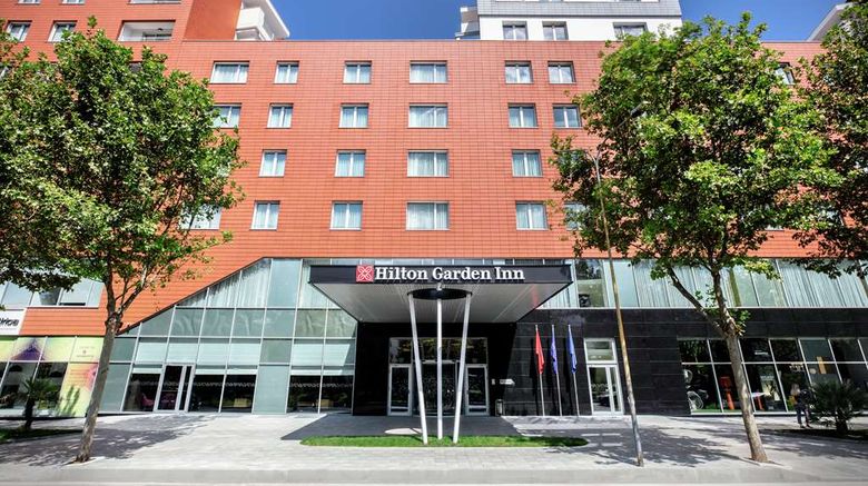 <b>Hilton Garden Inn Tirana Exterior</b>. Images powered by <a href="https://iceportal.shijigroup.com/" title="IcePortal" target="_blank">IcePortal</a>.