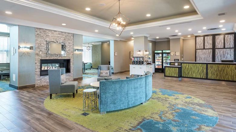 <b>Homewood Suites by Hilton Ottawa Airport Lobby</b>. Images powered by <a href="https://iceportal.shijigroup.com/" title="IcePortal" target="_blank">IcePortal</a>.