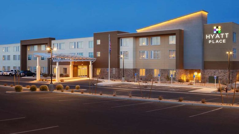 <b>Hyatt Place Page/Lake Powell Exterior</b>. Images powered by <a href="https://iceportal.shijigroup.com/" title="IcePortal" target="_blank">IcePortal</a>.