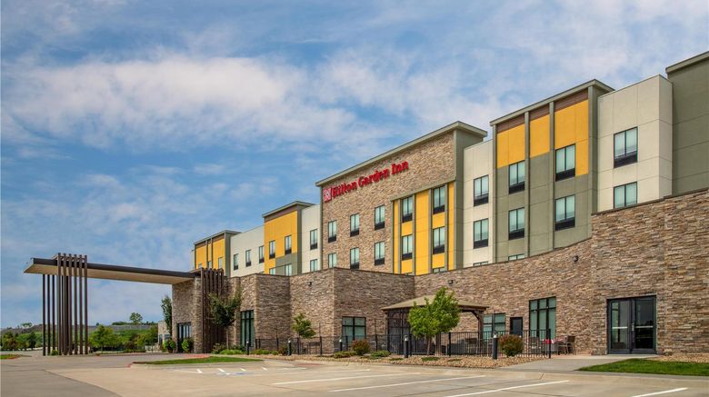 Hilton Garden Inn Topeka Exterior. Images powered by <a href="https://iceportal.shijigroup.com" target="_blank" rel="noopener">Ice Portal</a>.