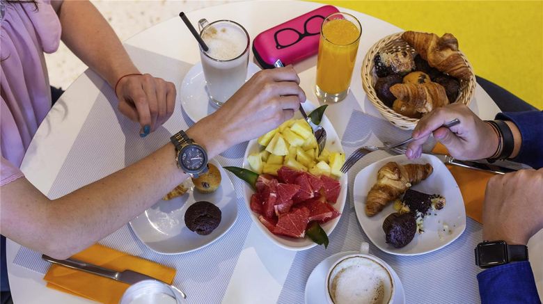 <b>Ibis Styles Bucharest Erbas Restaurant</b>. Images powered by <a href="https://iceportal.shijigroup.com/" title="IcePortal" target="_blank">IcePortal</a>.
