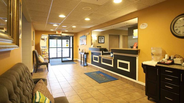 <b>Baymont Inn & Suites Portage Lobby</b>. Images powered by <a href="https://iceportal.shijigroup.com/" title="IcePortal" target="_blank">IcePortal</a>.