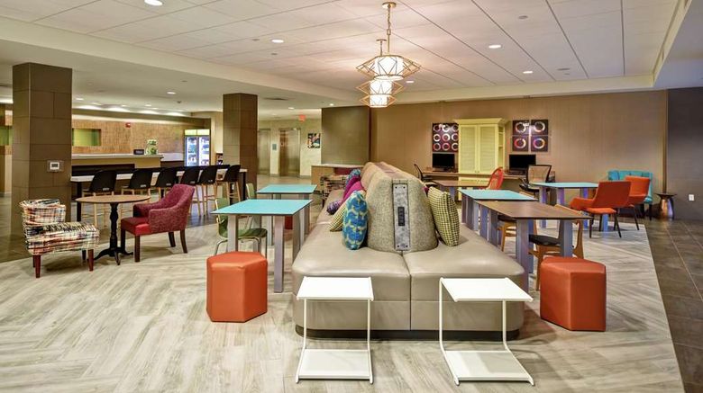 <b>Home2 Suites Mechanicsburg Lobby</b>. Images powered by <a href="https://iceportal.shijigroup.com/" title="IcePortal" target="_blank">IcePortal</a>.