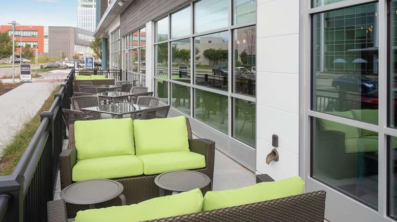 <b>Hilton Garden Inn Omaha Aksarben Village Exterior</b>. Images powered by <a href="https://iceportal.shijigroup.com/" title="IcePortal" target="_blank">IcePortal</a>.