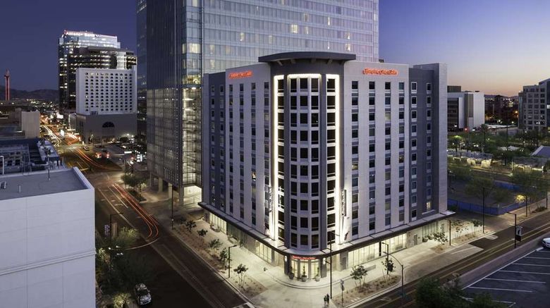 <b>Hampton Inn & Suites Phoenix Downtown Exterior</b>. Images powered by <a href="https://iceportal.shijigroup.com/" title="IcePortal" target="_blank">IcePortal</a>.