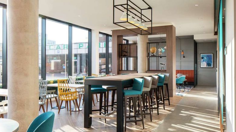 <b>Hampton by Hilton Belfast City Centre Restaurant</b>. Images powered by <a href="https://iceportal.shijigroup.com/" title="IcePortal" target="_blank">IcePortal</a>.