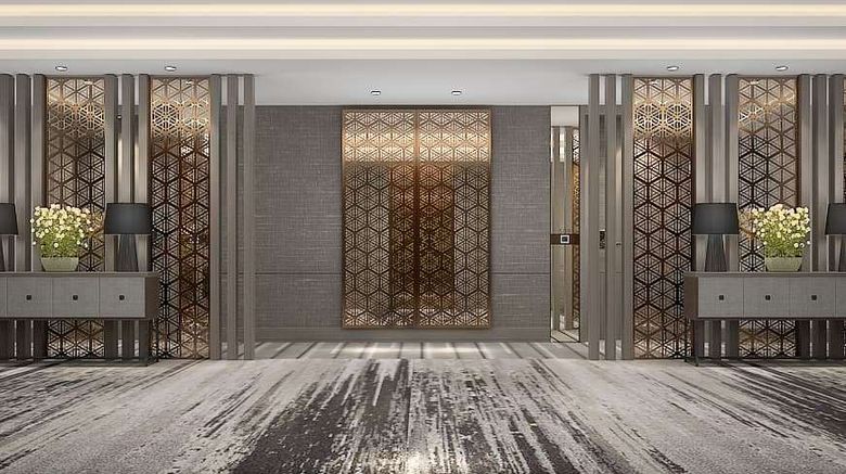 <b>Wyndham Opi Hotel Palembang Lobby</b>. Images powered by <a href="https://iceportal.shijigroup.com/" title="IcePortal" target="_blank">IcePortal</a>.