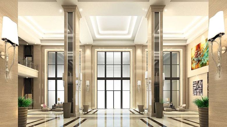 <b>Wyndham Opi Hotel Palembang Lobby</b>. Images powered by <a href="https://iceportal.shijigroup.com/" title="IcePortal" target="_blank">IcePortal</a>.