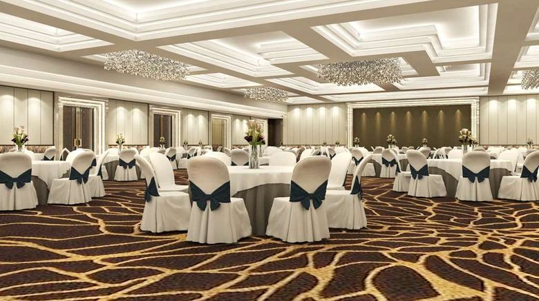 <b>Wyndham Opi Hotel Palembang Ballroom</b>. Images powered by <a href="https://iceportal.shijigroup.com/" title="IcePortal" target="_blank">IcePortal</a>.