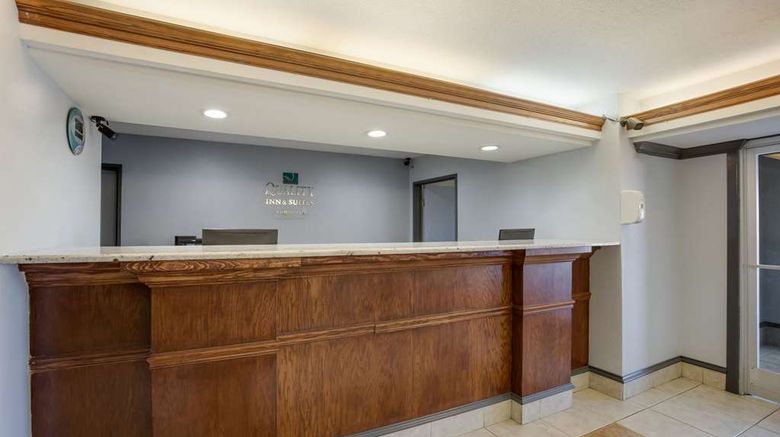 <b>Quality Inn & Suites Clayton Lobby</b>. Images powered by <a href="https://iceportal.shijigroup.com/" title="IcePortal" target="_blank">IcePortal</a>.