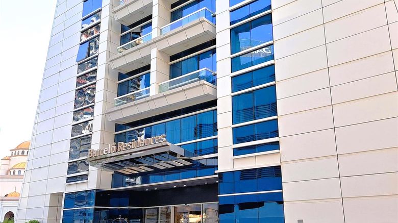 <b>Barcelo Residences Dubai Marina Exterior</b>. Images powered by <a href="https://iceportal.shijigroup.com/" title="IcePortal" target="_blank">IcePortal</a>.