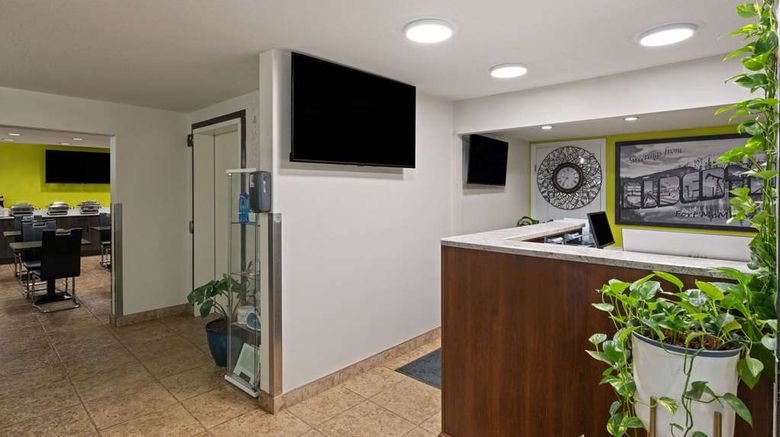 <b>Super 8 by Wyndham Fort McMurray Lobby</b>. Images powered by <a href="https://iceportal.shijigroup.com/" title="IcePortal" target="_blank">IcePortal</a>.
