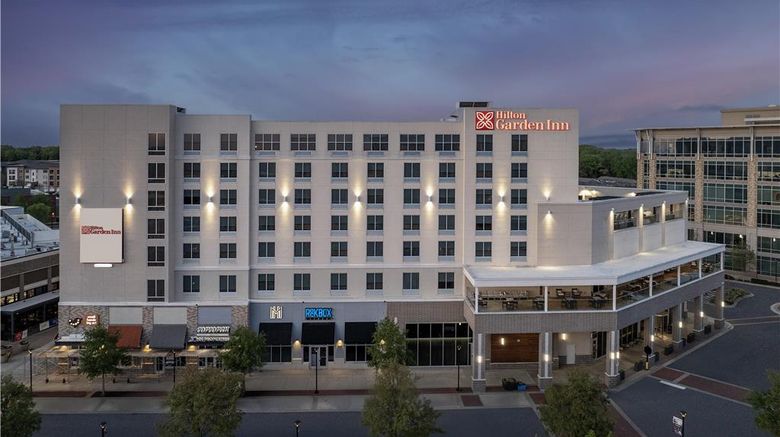 Hilton Garden Inn Charlotte Waverly Exterior. Images powered by <a href="https://iceportal.shijigroup.com" target="_blank" rel="noopener">Ice Portal</a>.