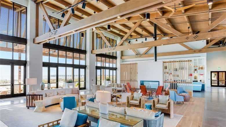 <b>Lodge at Gulf State Park, Hilton Hotel Lobby</b>. Images powered by <a href="https://iceportal.shijigroup.com/" title="IcePortal" target="_blank">IcePortal</a>.
