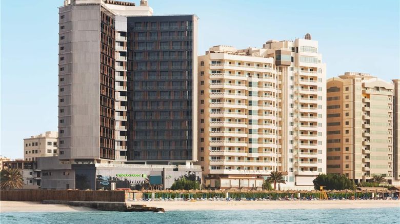 Wyndham Garden Ajman Corniche Exterior. Images powered by <a href="https://iceportal.shijigroup.com" target="_blank" rel="noopener">Ice Portal</a>.