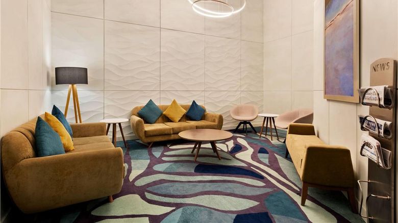 <b>Wyndham Garden Ajman Corniche Lobby</b>. Images powered by <a href="https://iceportal.shijigroup.com/" title="IcePortal" target="_blank">IcePortal</a>.
