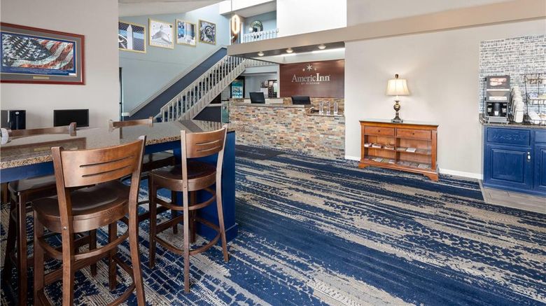 <b>AmericInn by Wyndham Chippewa Falls Lobby</b>. Images powered by <a href="https://iceportal.shijigroup.com/" title="IcePortal" target="_blank">IcePortal</a>.