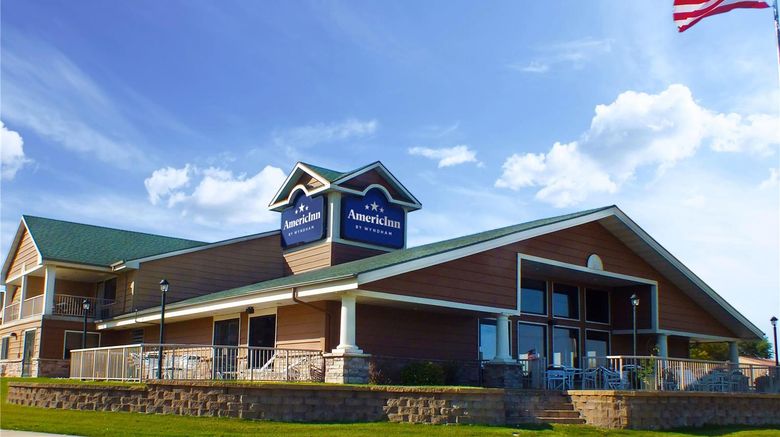 AmericInn by Wyndham Okoboji Exterior. Images powered by <a href="https://iceportal.shijigroup.com" target="_blank" rel="noopener">Ice Portal</a>.