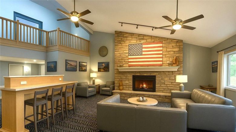 <b>AmericInn by Wyndham Okoboji Lobby</b>. Images powered by <a href="https://iceportal.shijigroup.com/" title="IcePortal" target="_blank">IcePortal</a>.