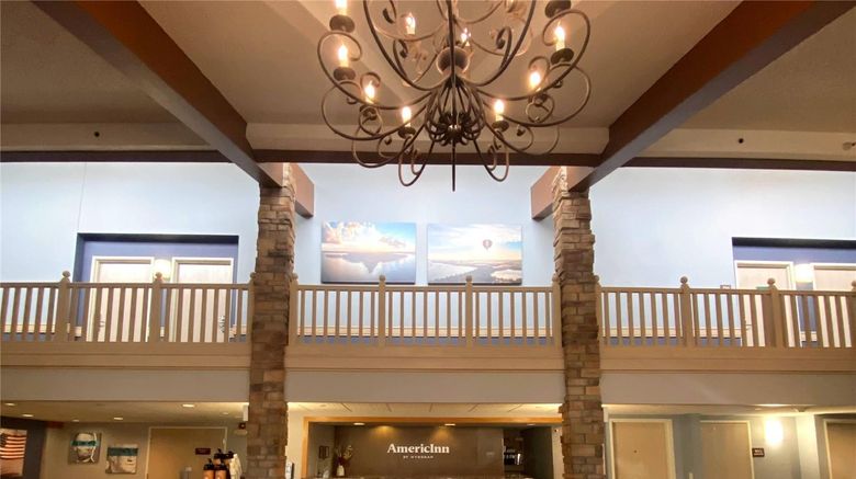 <b>AmericInn by Wyndham Okoboji Lobby</b>. Images powered by <a href="https://iceportal.shijigroup.com/" title="IcePortal" target="_blank">IcePortal</a>.