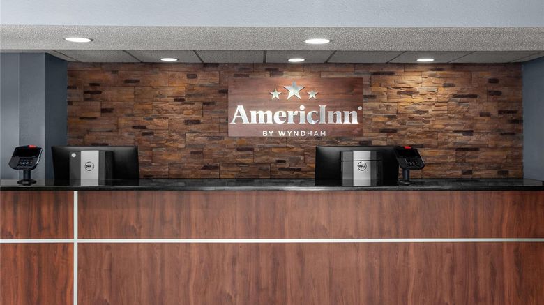 <b>AmericInn by Wyndham Austin Lobby</b>. Images powered by <a href="https://iceportal.shijigroup.com/" title="IcePortal" target="_blank">IcePortal</a>.
