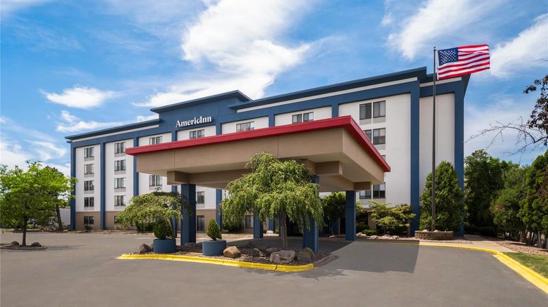 AmericInn by Wyndham Madison West Exterior. Images powered by <a href="https://iceportal.shijigroup.com" target="_blank" rel="noopener">Ice Portal</a>.