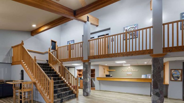 <b>AmericInn Oscoda near AuSable River Lobby</b>. Images powered by <a href="https://iceportal.shijigroup.com/" title="IcePortal" target="_blank">IcePortal</a>.