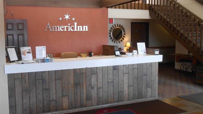 <b>AmericInn by Wyndham Forest Lake Lobby</b>. Images powered by <a href="https://iceportal.shijigroup.com/" title="IcePortal" target="_blank">IcePortal</a>.
