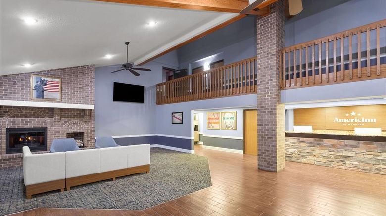 <b>AmericInn Hotel & Suites West Salem Lobby</b>. Images powered by <a href="https://iceportal.shijigroup.com/" title="IcePortal" target="_blank">IcePortal</a>.