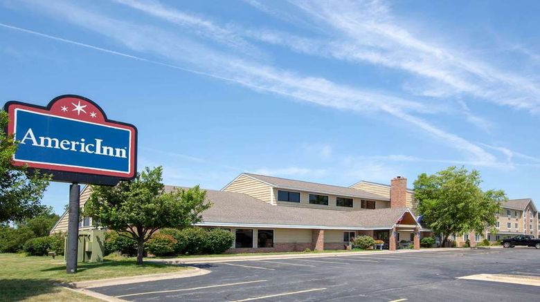AmericInn by Wyndham Coralville Exterior. Images powered by <a href="https://iceportal.shijigroup.com" target="_blank" rel="noopener">Ice Portal</a>.