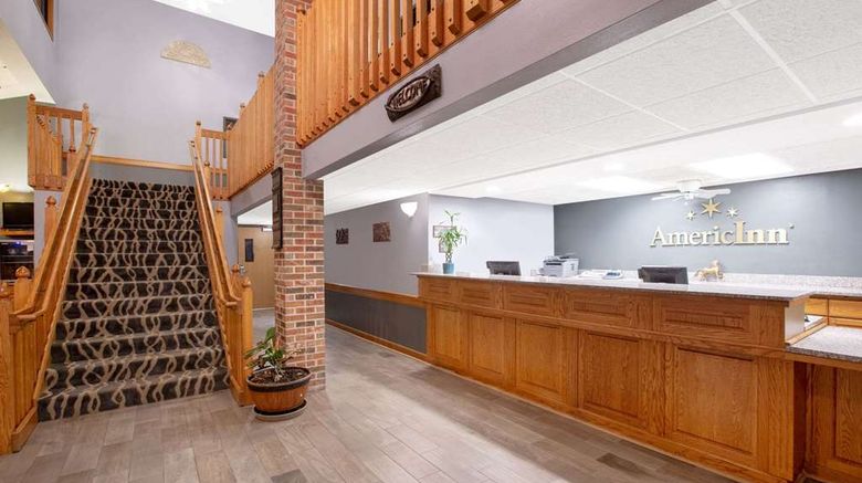 <b>AmericInn by Wyndham Coralville Lobby</b>. Images powered by <a href="https://iceportal.shijigroup.com/" title="IcePortal" target="_blank">IcePortal</a>.