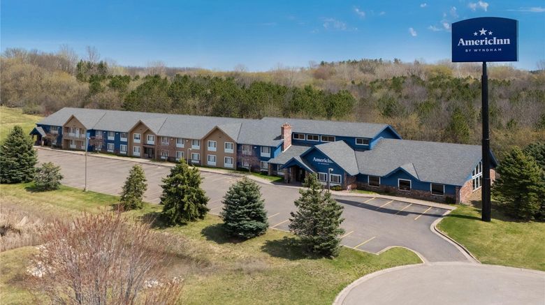<b>AmericInn by Wyndham Baldwin Exterior</b>. Images powered by <a href="https://iceportal.shijigroup.com/" title="IcePortal" target="_blank">IcePortal</a>.