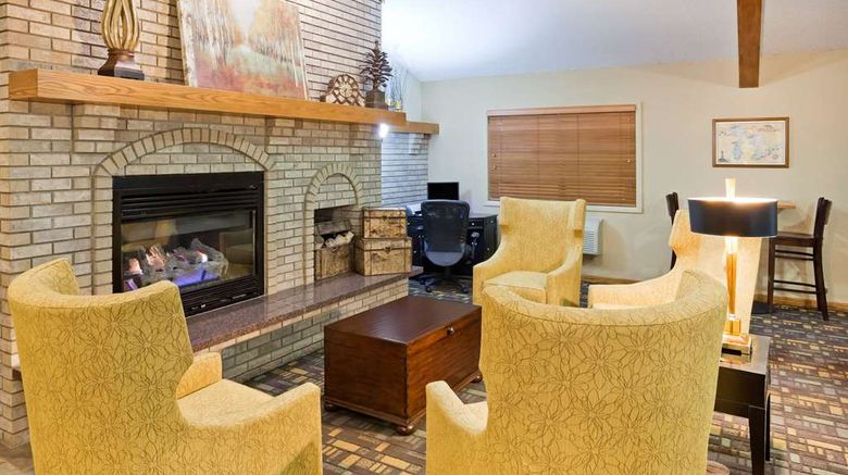 <b>AmericInn by Wyndham Ironwood Lobby</b>. Images powered by <a href="https://iceportal.shijigroup.com/" title="IcePortal" target="_blank">IcePortal</a>.