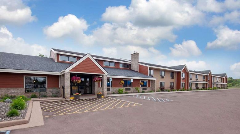 <b>AmericInn by Wyndham Ironwood Exterior</b>. Images powered by <a href="https://iceportal.shijigroup.com/" title="IcePortal" target="_blank">IcePortal</a>.