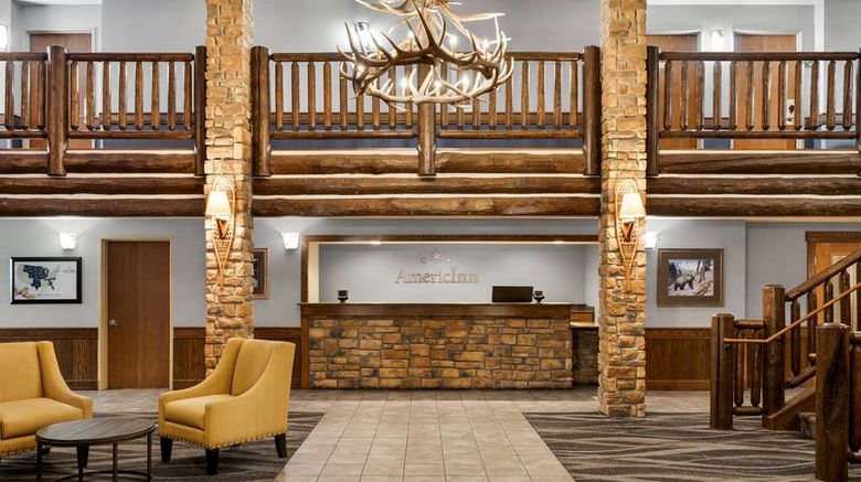 <b>AmericInn by Wyndham Laramie Lobby</b>. Images powered by <a href="https://iceportal.shijigroup.com/" title="IcePortal" target="_blank">IcePortal</a>.