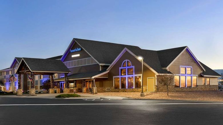 <b>AmericInn by Wyndham Laramie Exterior</b>. Images powered by <a href="https://iceportal.shijigroup.com/" title="IcePortal" target="_blank">IcePortal</a>.