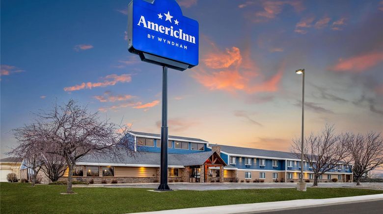 <b>AmericInn by Wyndham Bismarck Exterior</b>. Images powered by <a href="https://iceportal.shijigroup.com/" title="IcePortal" target="_blank">IcePortal</a>.